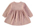 Babybol Baby Girls' Star Print Long-Sleeve Button Dress Pink 260430