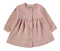 Babybol Baby Girls' Star Print Long-Sleeve Button Dress Pink 260430