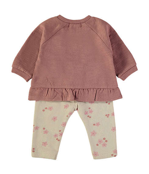 Babybol Garden Hearts Two-Piece Outfit Set 260811
