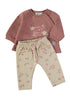 Babybol Garden Hearts Two-Piece Outfit Set 260811