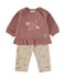 Babybol Garden Hearts Two-Piece Outfit Set 260811