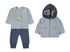 Babybol | Tiger Graphic Top, Trousers and Hooded Jacket 3 Piece Set 260830 - Cloud Blue
