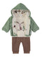 Babybol Cute Friends Reindeer Full-Zip Hoodie, Top and Track Pants Set 260832