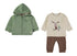 Babybol Cute Friends Reindeer Full-Zip Hoodie, Top and Track Pants Set 260832