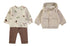 Babybol Baby Boys Deer Print Three-Piece Outfit 260833