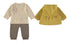 Babybol Mustard and Brown Floral Three-Piece Set 260836