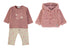 Babybol Garden Hearts Hooded Cardigan, Top and Leggings Three-Piece Set 260837
