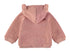 Babybol | Ear-Accented Sherpa-Lined Hooded Jacket 260930 - Pink