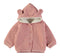 Babybol | Ear-Accented Sherpa-Lined Hooded Jacket 260930 - Pink