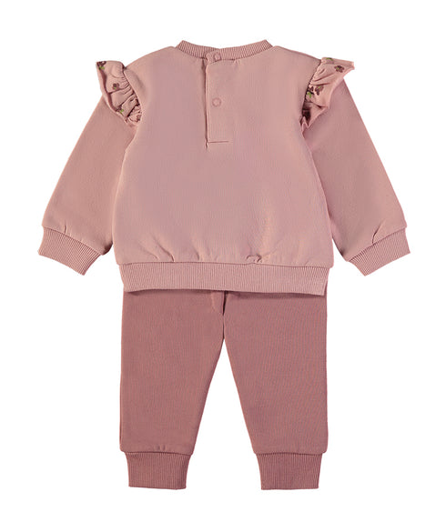 Babybol Baby Girls Beyoutiful Sweatshirt and Trousers Two-Piece Set 261010