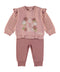 Babybol Baby Girls Beyoutiful Sweatshirt and Trousers Two-Piece Set 261010