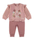 Babybol Baby Girls Beyoutiful Sweatshirt and Trousers Two-Piece Set 261010