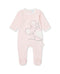 Yatsi | Baby Girl Pink Mouse Footed Cotton Romper - 26110174