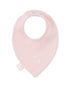 Yatsi | Baby Girl Reversible White Mouse & Pink Hearts Cotton Bib - 2611033