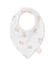 Yatsi | Baby Girl Reversible White Mouse & Pink Hearts Cotton Bib - 2611033