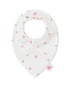 Yatsi | Baby Girl Reversible White & Pink Strawberry Cotton Bib - 26110331