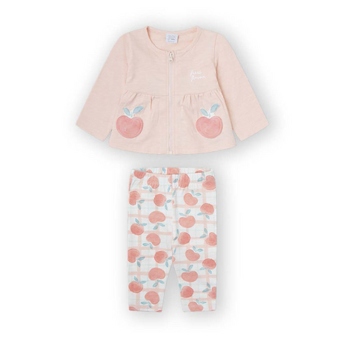 Yatsi | Baby Girl Peach 2-Piece Summer Outfit - 26110802