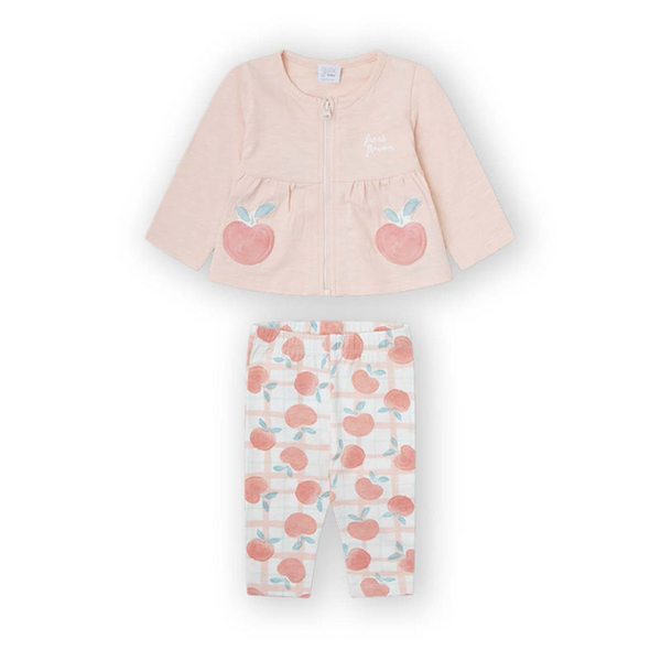 Yatsi | Baby Girl Peach 2-Piece Summer Outfit - 26110802