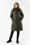 Frandsen Womens Puffer Coat 536 289 89 - Dark Green