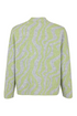 Sunday Abstract Animal Print Turtleneck Knit Jumper 65396671 862 - Forest Green / Grey