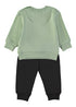 Babybol | Dinosaur Graphic Sweatshirt and Cuffed Trousers Set 262032 - Aqua Green
