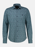 Lerros Floral Print Stretch Cotton Long Sleeve Shirt 2621315 Classic Navy 485