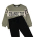 MiniBol Change the Future Sage and Black Two-Piece Set 262301