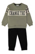 MiniBol Change the Future Sage and Black Two-Piece Set 262301