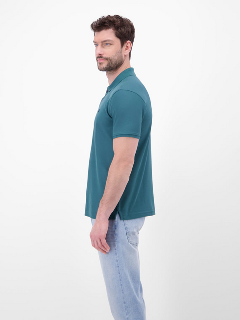 Lerros Cool & Dry Fine Pique Polo Shirt 2623299 Soft Teal 662