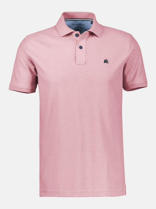 Lerros Cool & Dry Fine Pique Polo Shirt 2623299 Vivid Rose 328