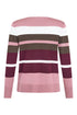 Sunday Womens Knit Pullover 63206281 252 - Rose Stripe