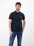 LERROS Classic Navy Waffle Cotton Polo Shirt — Regular Fit | 2633204