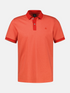LERROS Vivid Red Two-Tone Cotton Polo Shirt — Regular Fit | 2633206