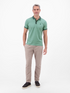 LERROS Soft Teal Two-Tone Cotton Polo Shirt — Regular Fit | 2633206