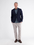 Lerros Mens Sporty Minimalist Print Casual Shirt 2681070 485 - Classic Navy