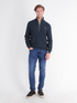 Lerros Casual 1/4 Zip Cotton Knit Sweater 2685428 485 - Classic Navy