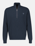 Lerros Casual 1/4 Zip Cotton Knit Sweater 2685428 485 - Classic Navy