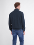Lerros Casual 1/4 Zip Cotton Knit Sweater 2685428 485 - Classic Navy