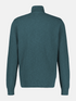 Lerros Casual 1/4 Zip Cotton Knit Sweater 2685428 664 - Cedar Green