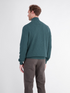 Lerros Casual 1/4 Zip Cotton Knit Sweater 2685428 664 - Cedar Green