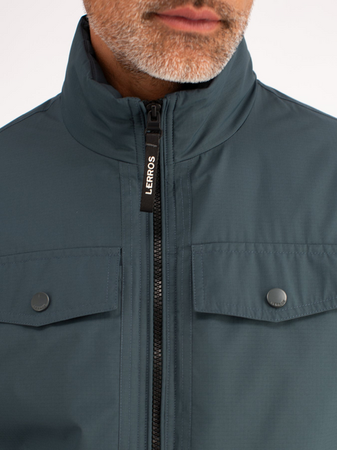 Lerros Mens Lightly Padded Wind Blouson Jacket 2687011 664 - Cedar Green