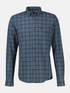 Lerros Checked Cotton Casual Long Sleeve Shirt 2691182 485 - Classic Navy
