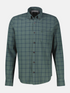 Lerros Checked Cotton Casual Long Sleeve Shirt 2691182 664 - Cedar Green