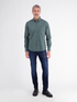 Lerros Patterned Sporty Casual Cotton Shirt 2691474 643 - Basil Green