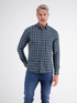 Lerros Mens Cotton Plaid Check Casual Shirt 2691476 485 - Classic Navy