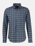 Lerros Mens Cotton Plaid Check Casual Shirt 2691476 485 - Classic Navy