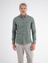 Lerros Mens Cotton Plaid Check Casual Shirt 2691476 643 - Basil Green