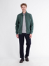 Lerros Mens Full Zip Sweatshirt 2694523 664 - Cedar Green