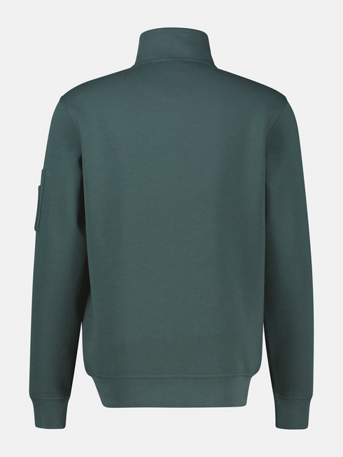 Lerros Mens Full Zip Sweatshirt 2694523 664 - Cedar Green