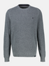 Lerros Cotton Crew Neck Jumper 2695021 418 - Misty Blue